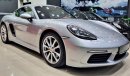 Porsche 718 Cayman Std SPECIAL SUMMER OFFER PORSCHE CAYMAN 718 2018 GCC IN IMMACULATE CONDITION WITH ONLY 45K KM