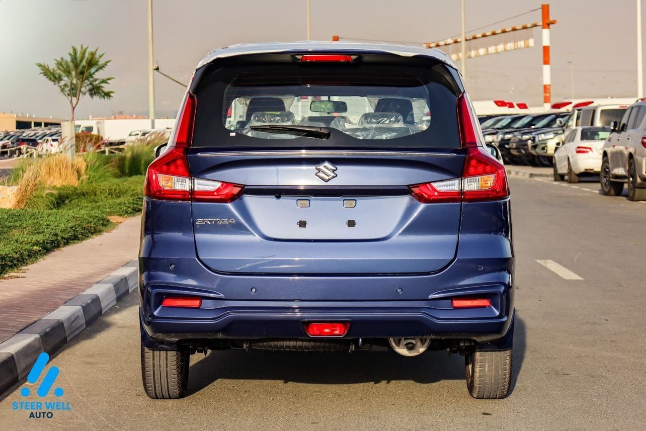 سوزوكي ايرتيغا GLX 2026 | GCC Specs | 7-Seater Comfort | Petrol AT | 6 Airbags | Oxford Blue | Best Price