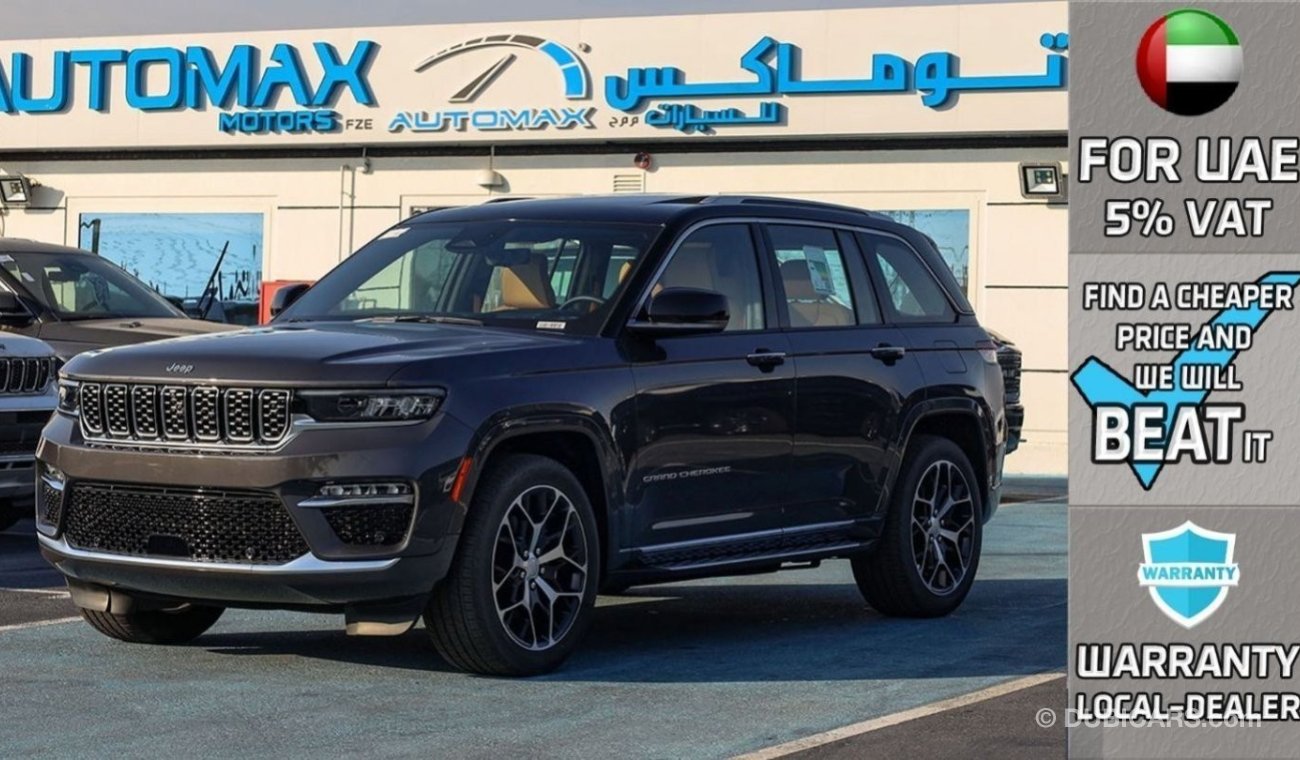 Jeep Grand Cherokee Summit Reserve Luxury V6 3.6L , 2023 GCC , 0Km , With 3 Yrs or 60K Km Warranty @Official Dealer