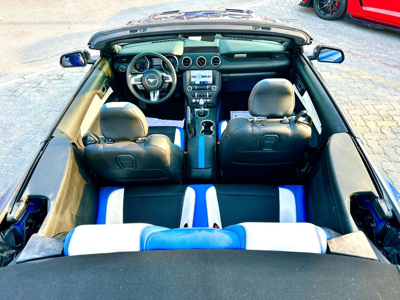 فورد موستانج Ecoboost Convertible | Monthly 1200/- | 0% DP |  Fog Lights | Lane Assist | # 44894