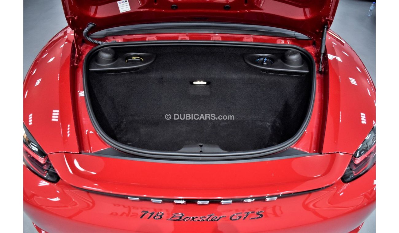 Porsche 718 Boxster EXCELLENT DEAL for our Porsche 718 Boxster GTS ( 2018 Model ) in Red Color GCC Specs