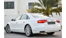 أودي A8 50TFSI Quattro -Under Warranty! Super Clean!  GCC - AED 2,472 per month - 0% Downpayment