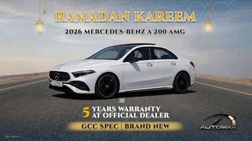 مرسيدس بنز A 200 1.4L FWD 2026 GCC With 5 Years Or 105,000 Km Warranty @Official Dealer