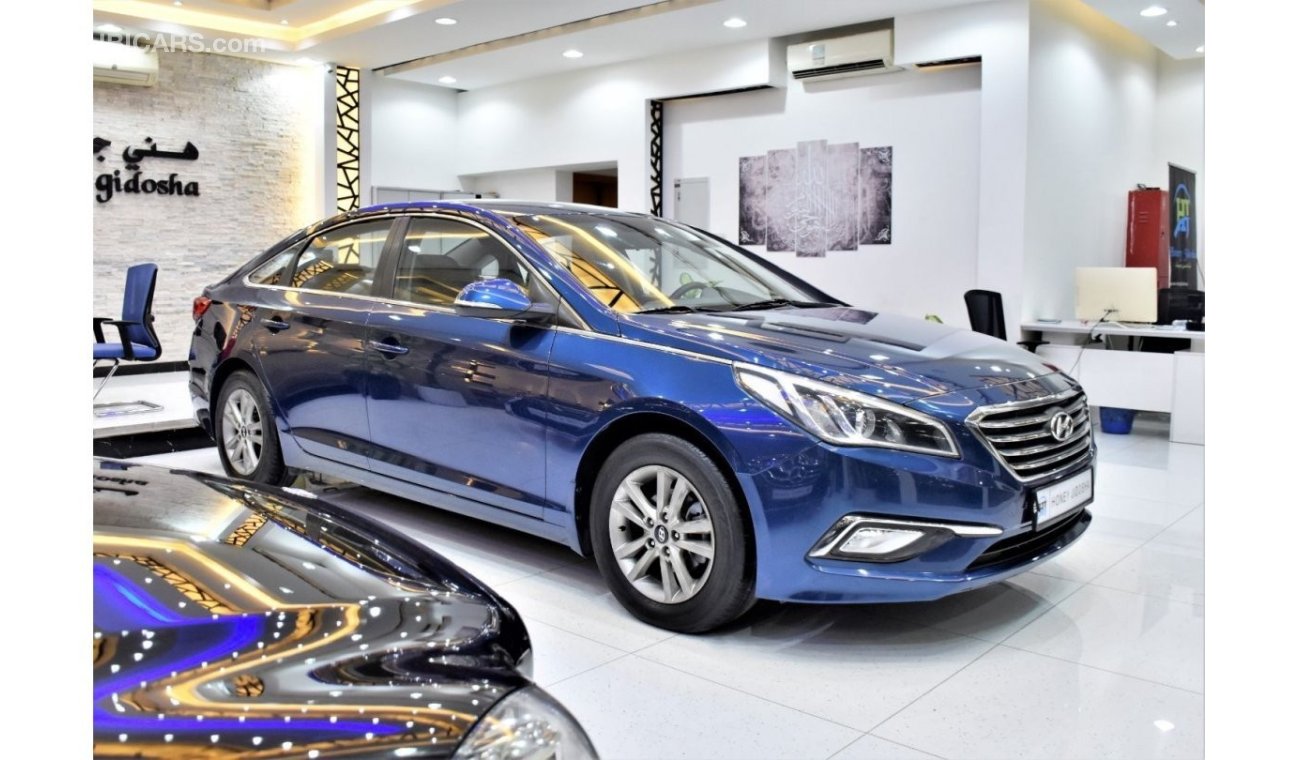 Hyundai Sonata EXCELLENT DEAL for our Hyundai Sonata ( 2015 Model ) in Blue Color GCC Specs