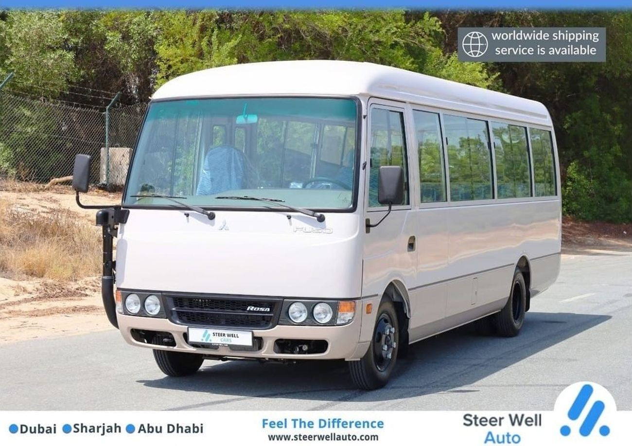 Mitsubishi Rosa 30 Seater - 4.2L - 4D33 - Best Selling - Smooth Transmission - Book Now!