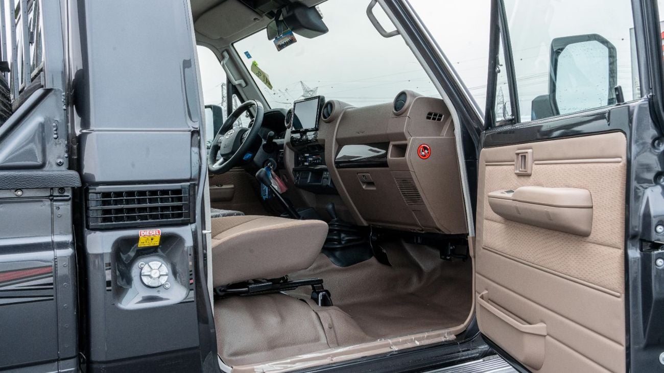 تويوتا لاند كروزر بيك آب 2026 Toyota Land Cruiser LC79 2.8L MT Diesel (Gray-Brown)