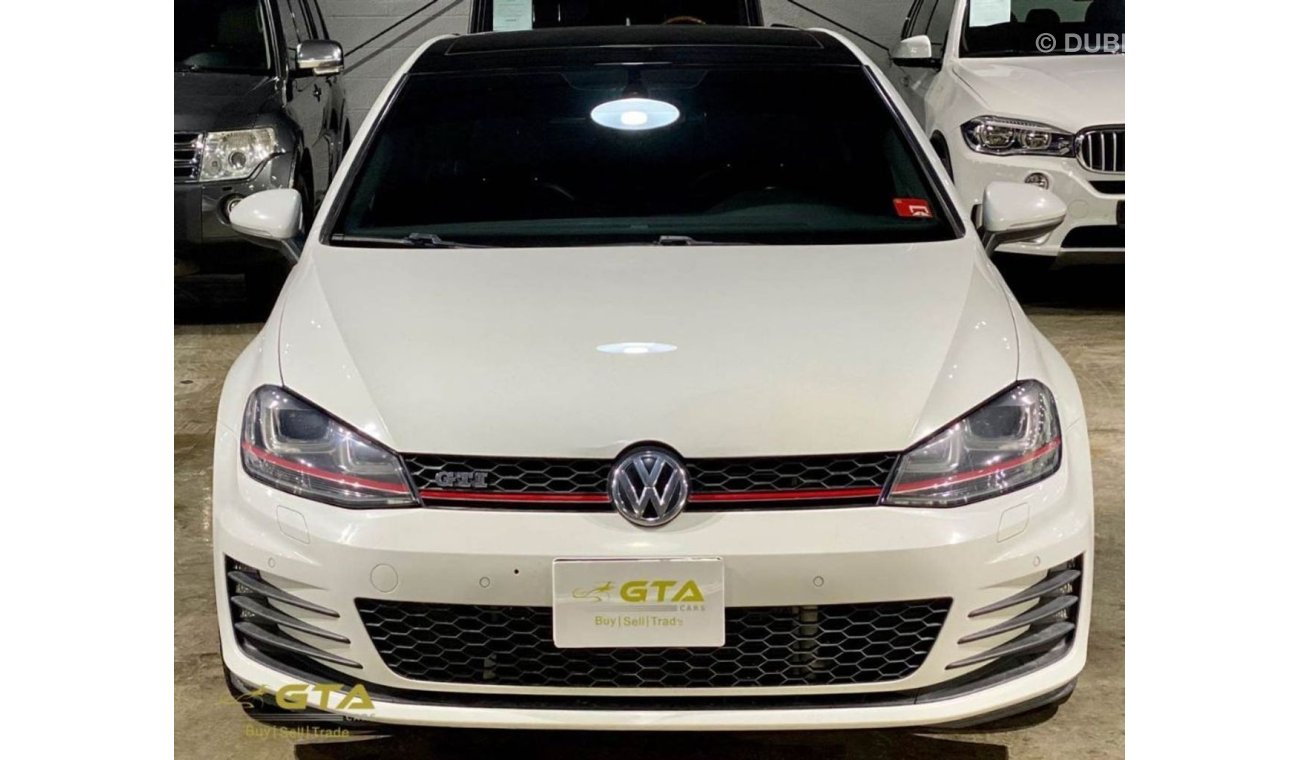 فولكس واجن جولف 2016 Volkswagen GTI, Warranty+Service Contract, Full Options, GCC