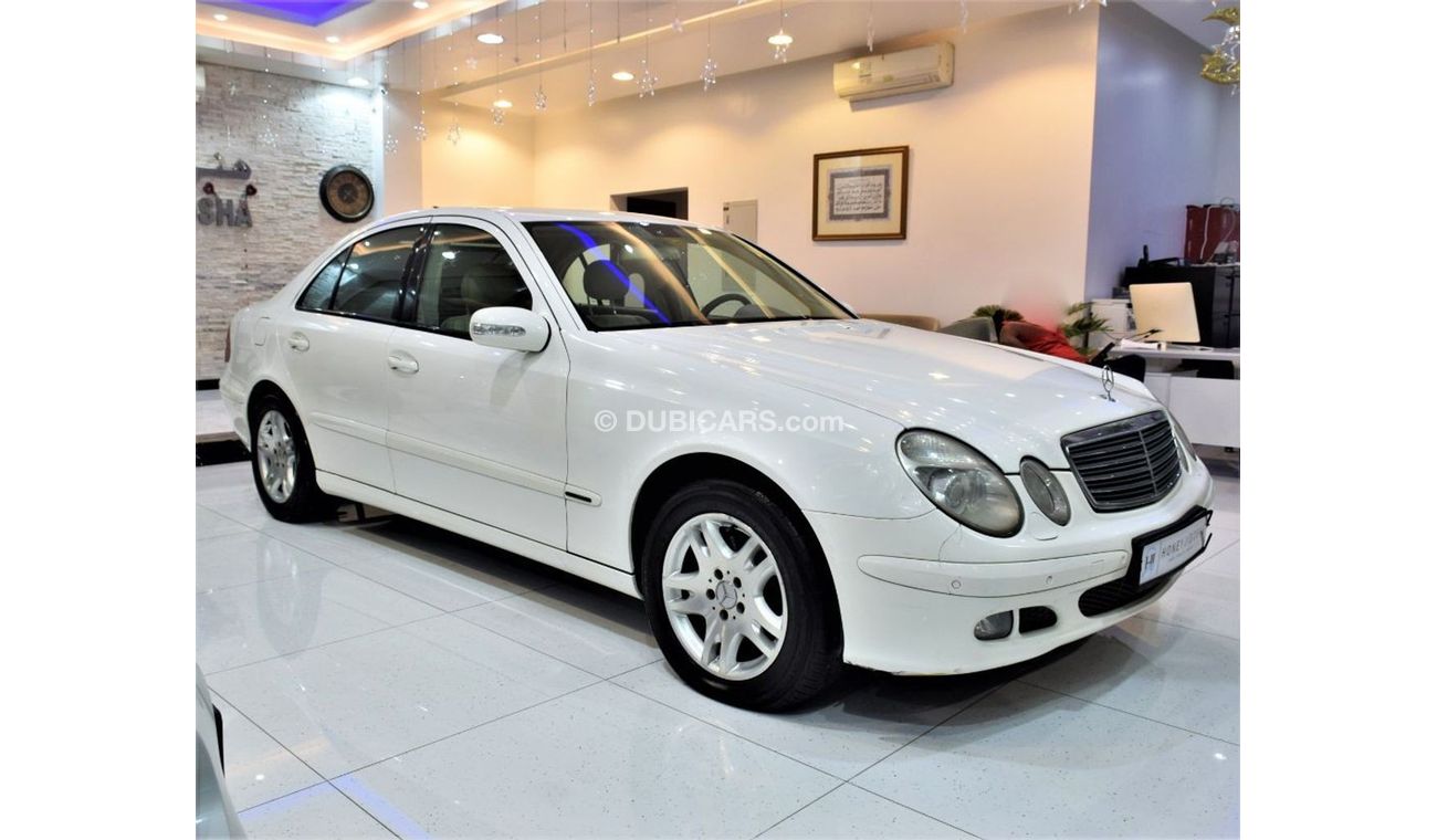 Mercedes-Benz E200 ORIGINAL PAINT ( صبغ وكاله ) Mercedes E200 2005 Model!! in White Color! GCC Specs