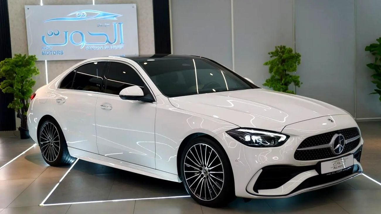 مرسيدس بنز C 200 AMG ELITE MERCEDES C200 || SERVICE CONTRACT || TOP RANGE || GCC || LUXURY || ACCIDENTS FREE || F.S.H