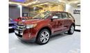 Ford Edge STILL UNDER WARRANTY and SERVICE CONTRACT AVAILABLE! Ford Edge Limited AWD ( 2014 Model ) in Orange