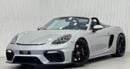 Porsche 718 Spyder 2020 Porsche 718 Spyder, Agency Warranty, Full Service History, GCC