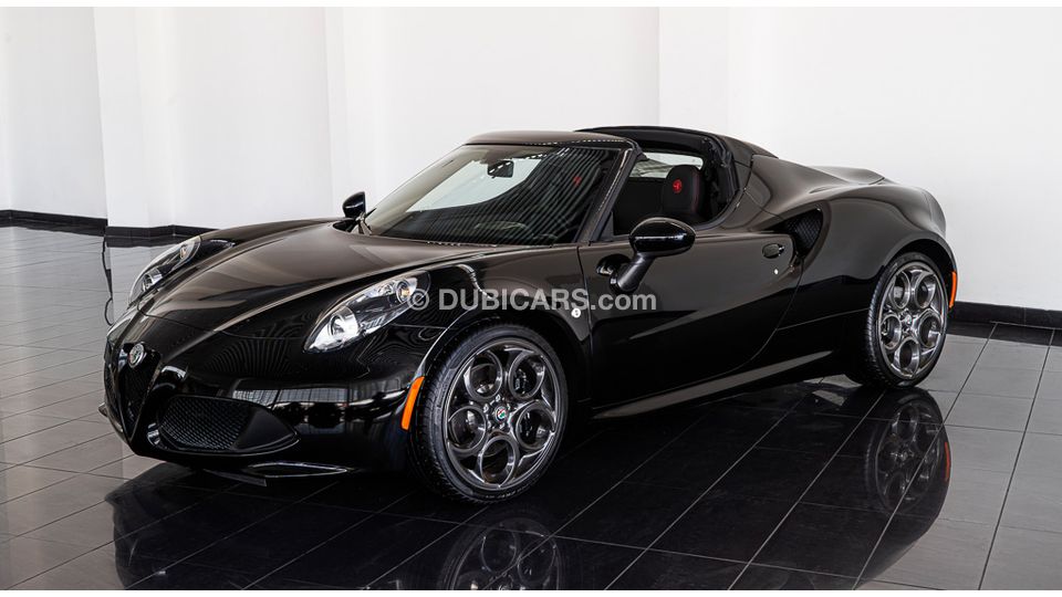 Alfa Romeo 4C Spider for sale AED 204,400. Black, 2017