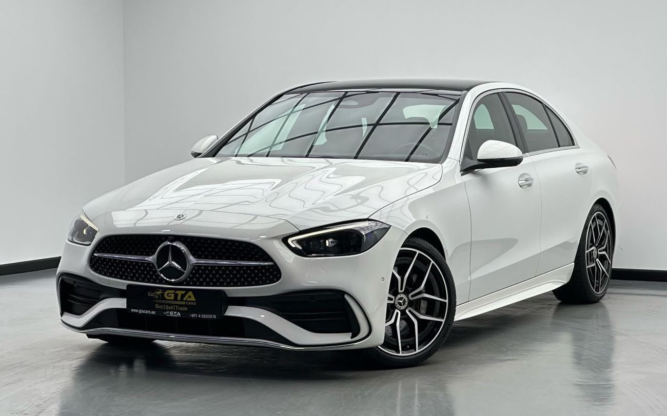 مرسيدس بنز C 200 Premium 2.0L 2022 Mercedes Benz C200 AMG Premium Plus, 2027 Mercedes Warranty + Service Pack, Very L