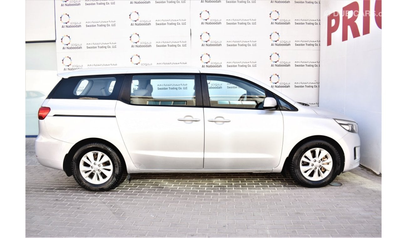 Kia Carnival AED 1370 PM | 3.3L V6 GCC WARRANTY