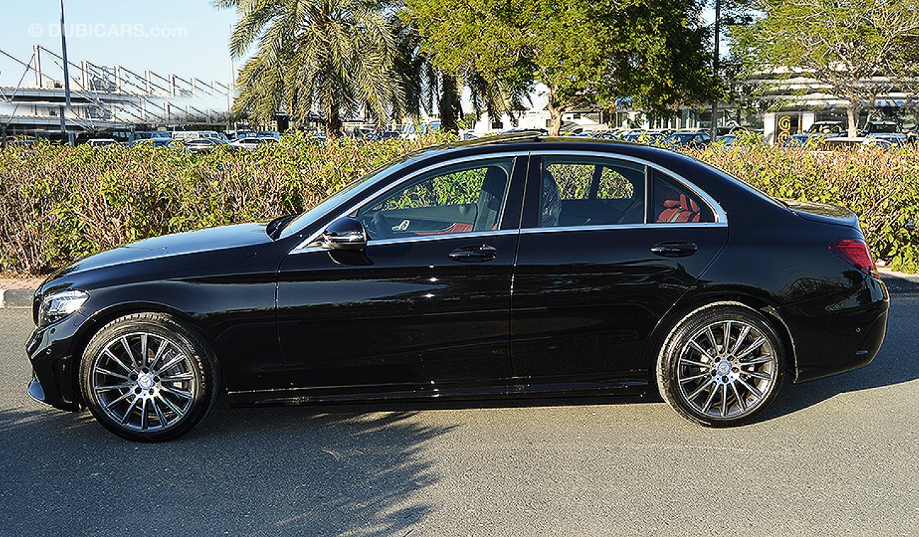 Mercedes-Benz C 300 2019 AMG, 2.0L I-4 Turbo, GCC, 0km with 3 Years or 100,000km Warranty