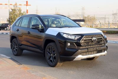 تويوتا راف ٤ مزود برادار | شاحن لاسلكي | عجلات ألمنيوم قياس 19 بوصة | مواصفات خليجية | فتحة سقف بانورامية