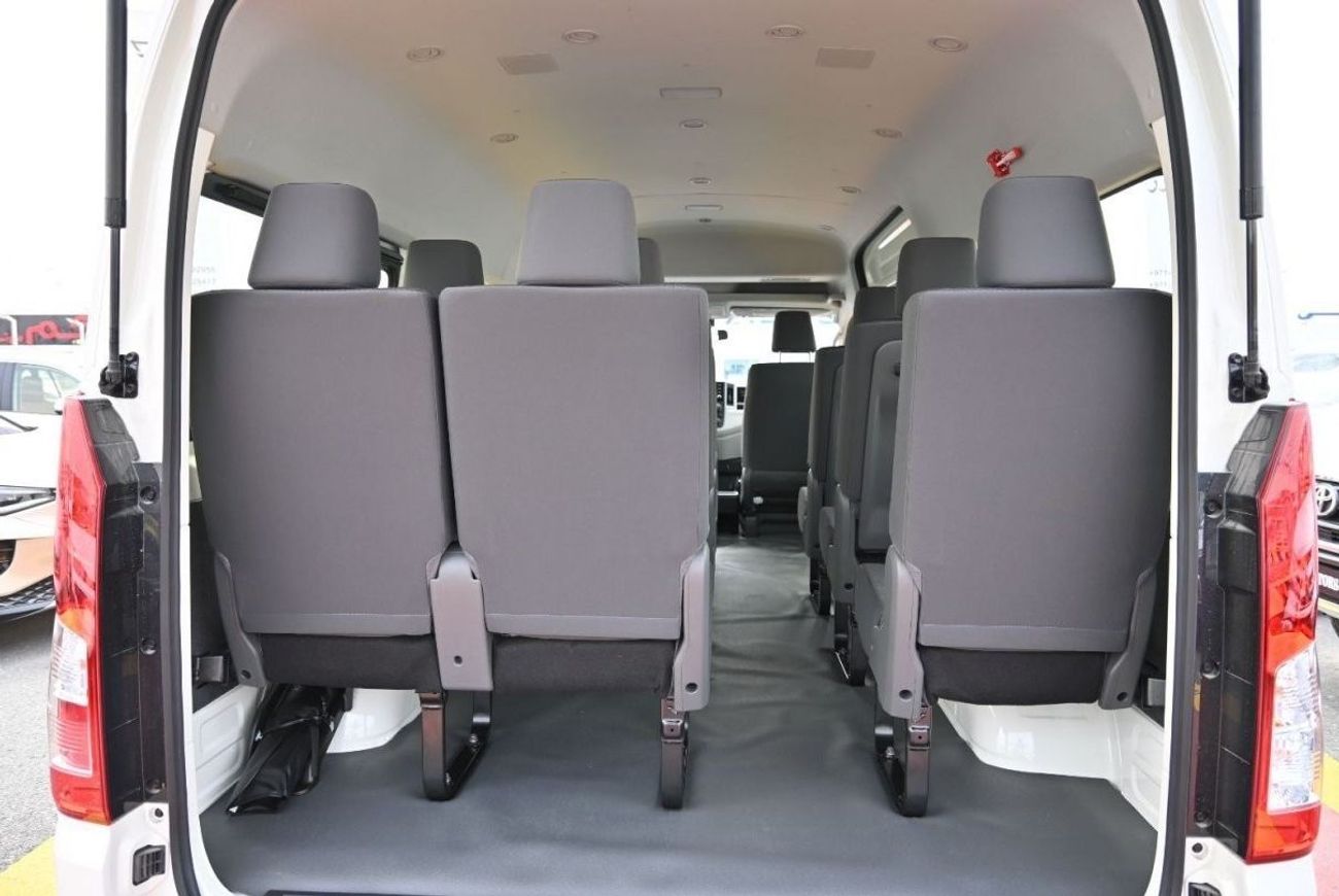 تويوتا هاياس تويوتا هايس سقف مرتفع ، 3.5 لتر بنزين ، دفع خلفي ، فان ، ناقل حركة أوتوماتيكي ، 13 مقعد ، وسائد هوائ