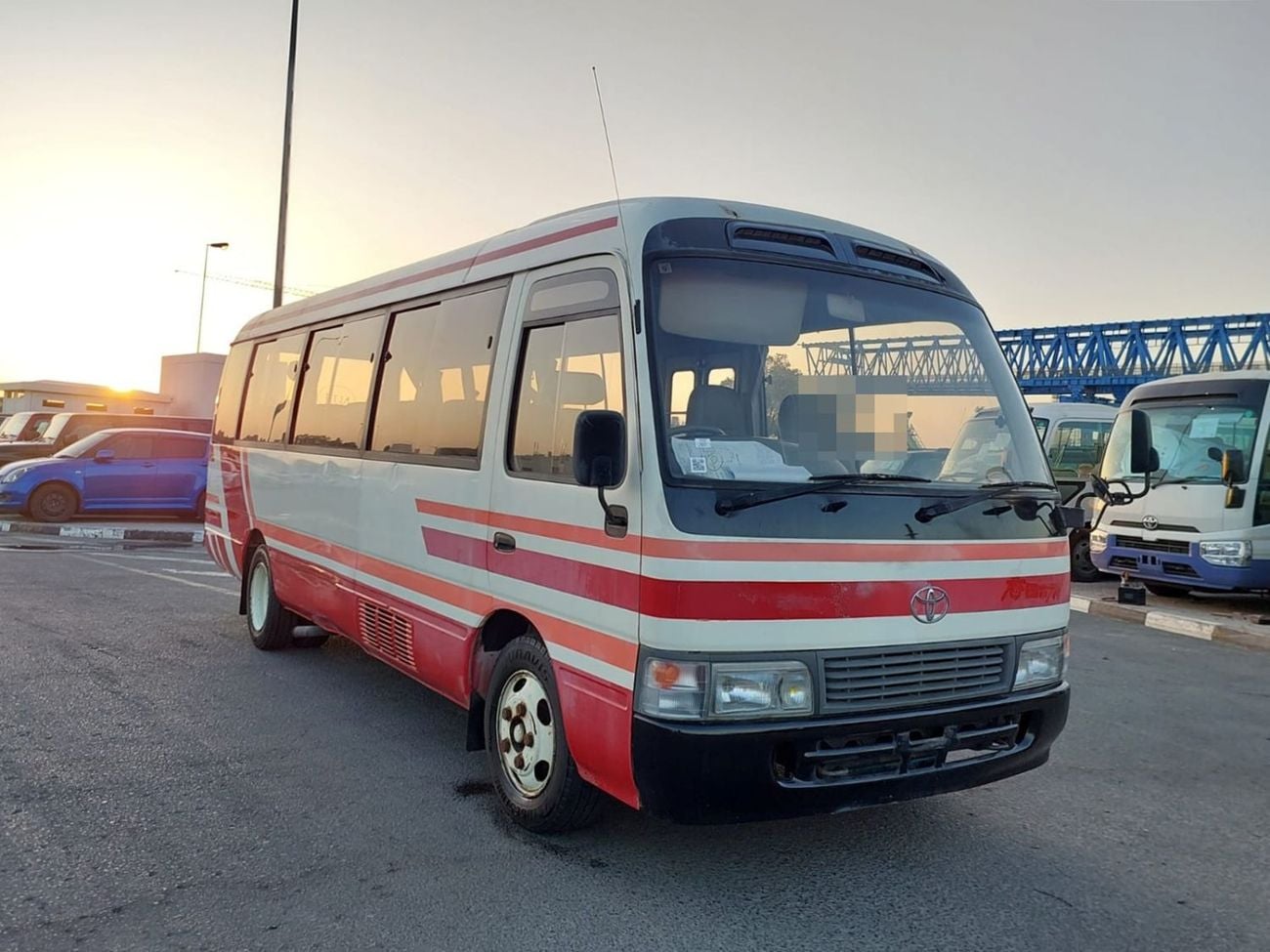 Toyota Coaster 1996 TOYOTA COASTER BUS RHD DIESEL AUTOMATIC 1HZ ENGINE(PM09683)