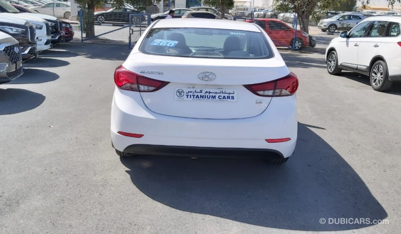 Hyundai Elantra 2016 GCC  55000KM 33000AED WITH VAT AND CUSTOM