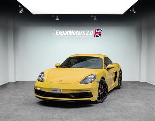 Porsche 718 Cayman GTS 4.0L A/T Black Exterior Package • Warranty + Service Contract Available • GCC