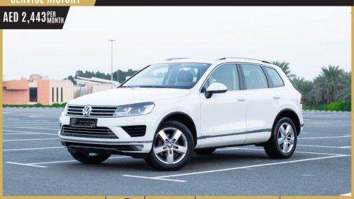 فولكس واجن طوارق SEL AED 2,443/month 2016 | VOLKSWAGEN | TOUAREG GCC | SERVICE CONTRACT: 2 YEAR OR 30,000KM | V08593