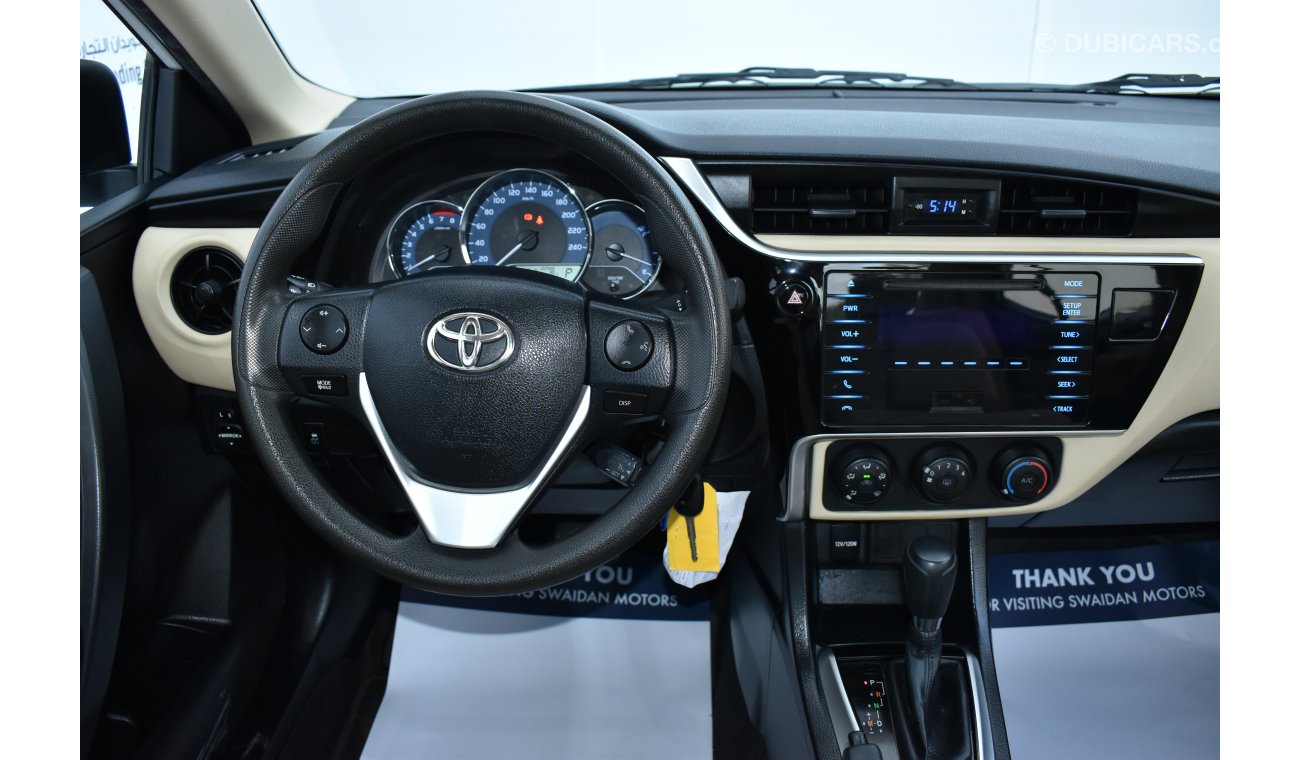 Toyota Corolla 1.6L SE 2017 GCC SPECS WITH DEALER WARRANTY