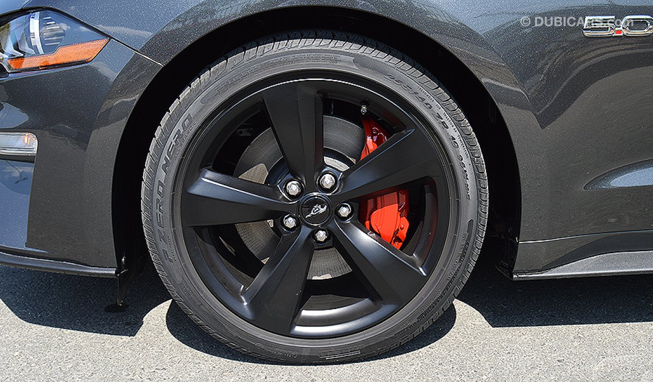 Ford Mustang 2019 GT Premium, 5.0 V8 GCC, 0km w/3Yrs or 100K km WTY + 60K km SERV # Digital Cluster, Carbon Fiber