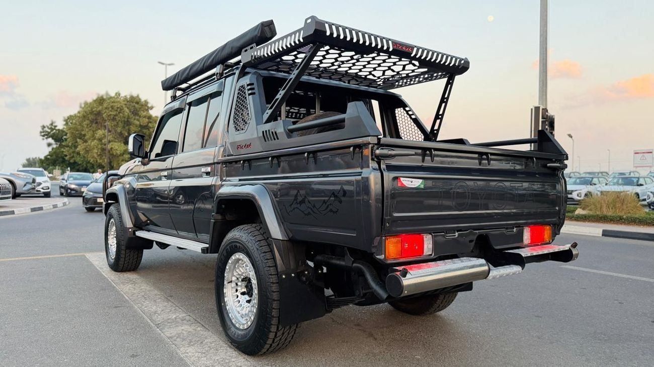 تويوتا لاند كروزر بيك آب OFF-ROAD MODIFIED | DOUBLE CABIN | BULL BAR & SPORTS BAR INSTALLED | AUTOMATIC TRANSMISSION | 2.8L D