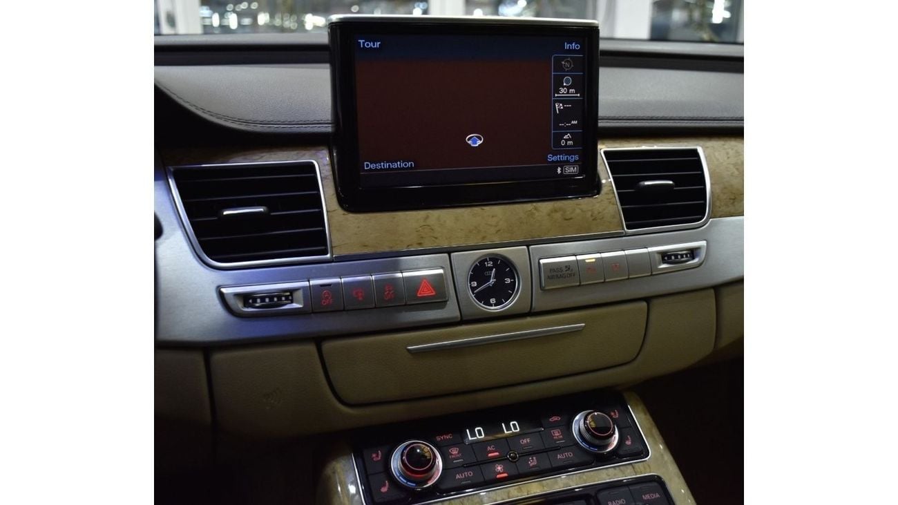 Audi A8 EXCELLENT DEAL for our Audi A8 L 4.0T Quattro ( 2013 Model ) in White Color GCC Specs