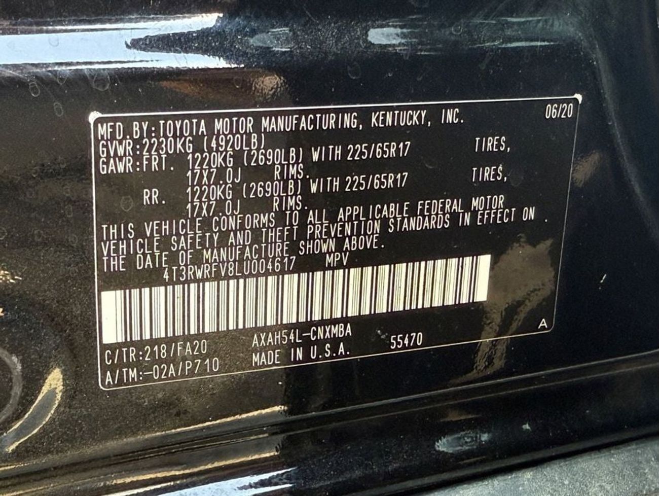 Toyota RAV4 XLE 2.5L