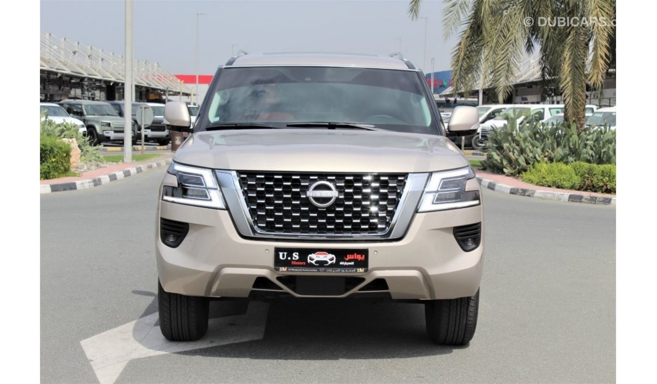 Nissan Patrol SE Titanium 2022 GCC WITH AGENCY WARRANTY & SERVICE CONTRACT LOW MILEAGE IN BRAND NEW CONDITION