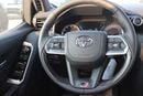 تويوتا لاند كروزر 3.5L GR, SUNROOF, LEATHER SEAT, ELECTRIC SEAT, JBL SOUND SYSTEM, REAR TV, MODEL 2023 FOR EXPORT