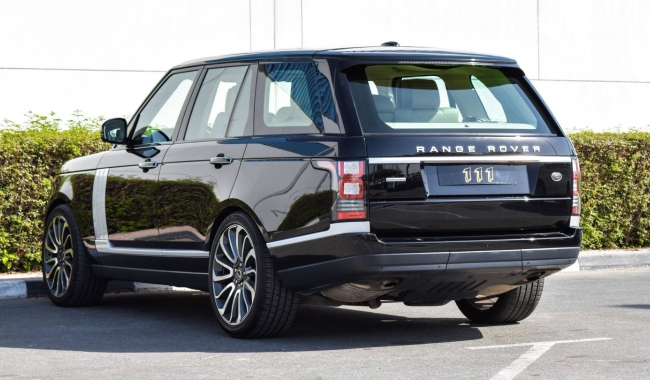 Land Rover Range Rover Vogue SE Supercharged / GCC Specifications
