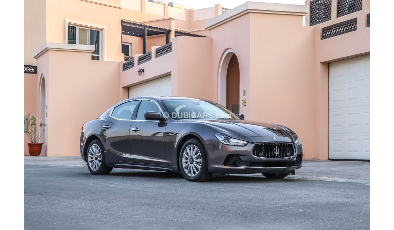Maserati Ghibli AED 2300 P.M with 0% down payment