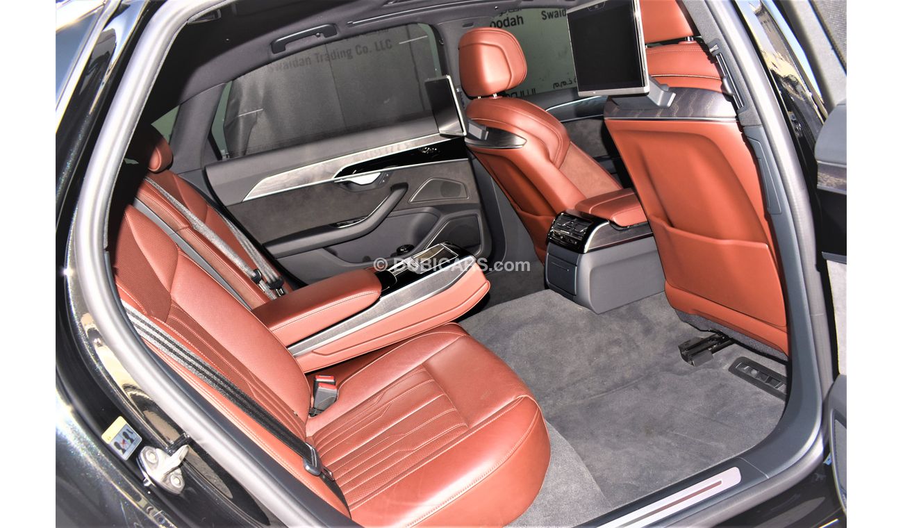 Audi A8 L AED 5290 PM | 4.0L 60TFSI 4WD V8 GCC AGENCY WARRANTY UP TO 2025 OR UNLIMITED KM
