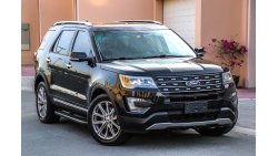 Ford Explorer Limited AWD 2016 GCC under Agency Warranty with Zero Down-Payment.