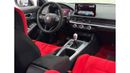Honda Civic Type R 2023 Honda Civic Type R Manual Transmission, 2028 Honda Warranty, 2027 Honda Service Pack, GCC