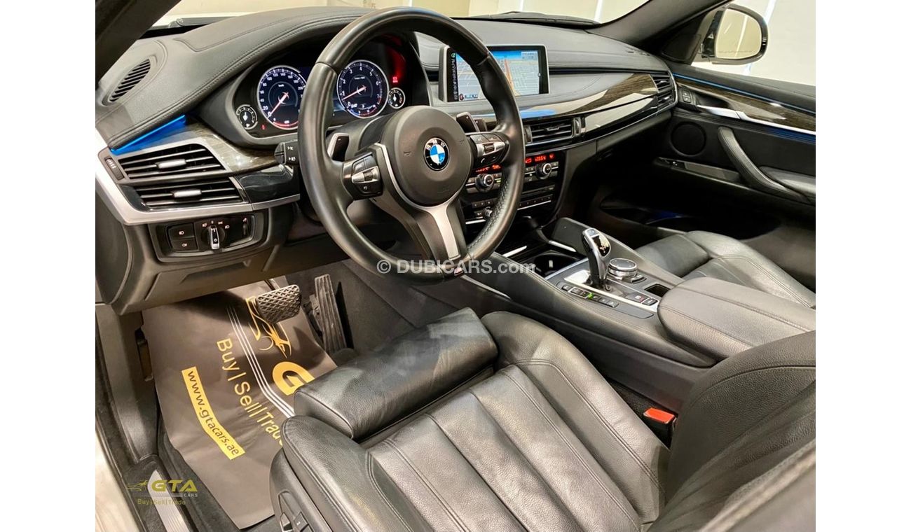 بي أم دبليو X6 2016 BMW X6 xDrive35i M Sport, May 2022 BMW Warranty, Full BMW Service History, Fully Loaded, GCC