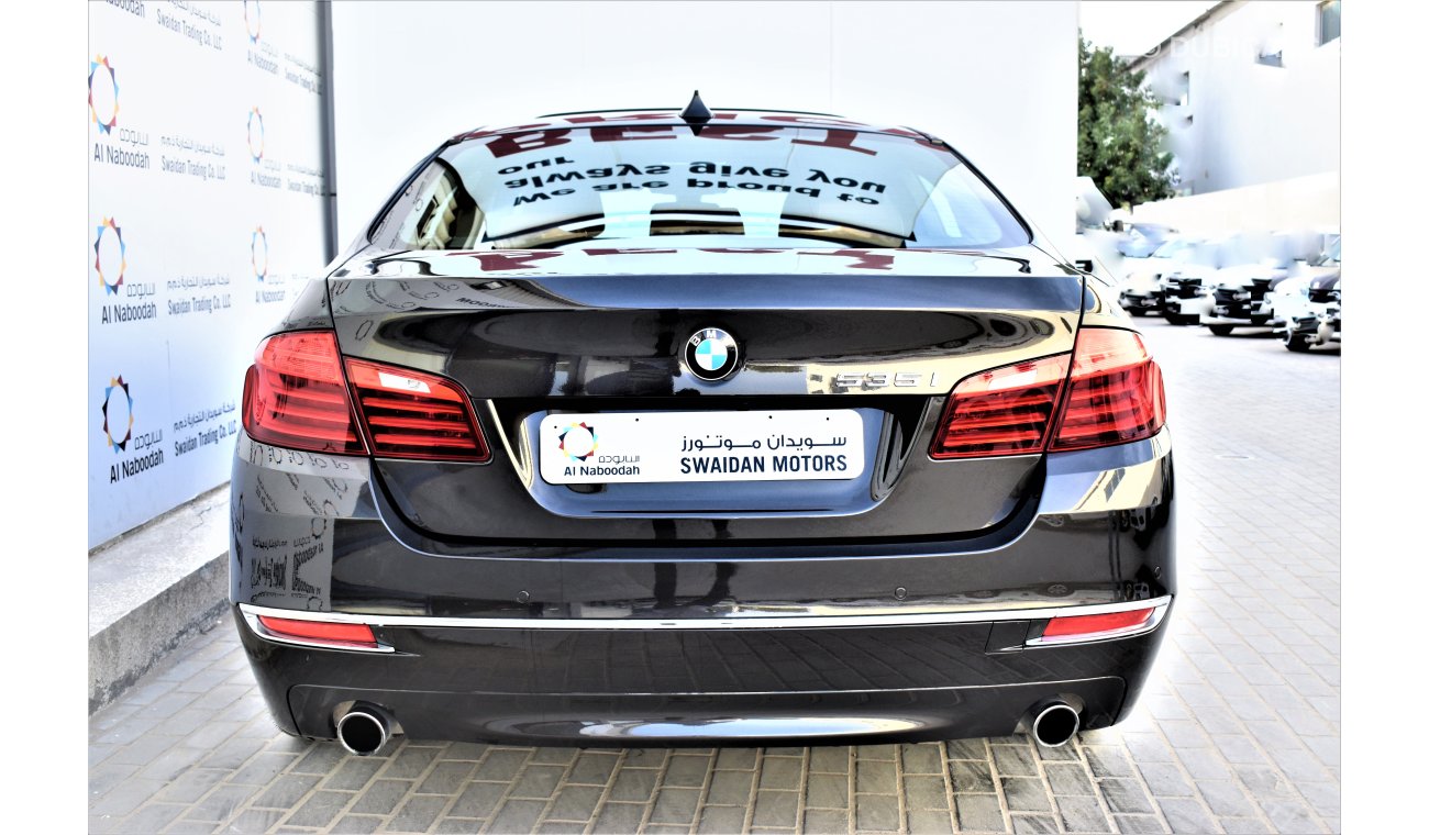 BMW 535i I 3.0L V6 LUXURY 2016 GCC SPECS WITH DEALER WARRANTY