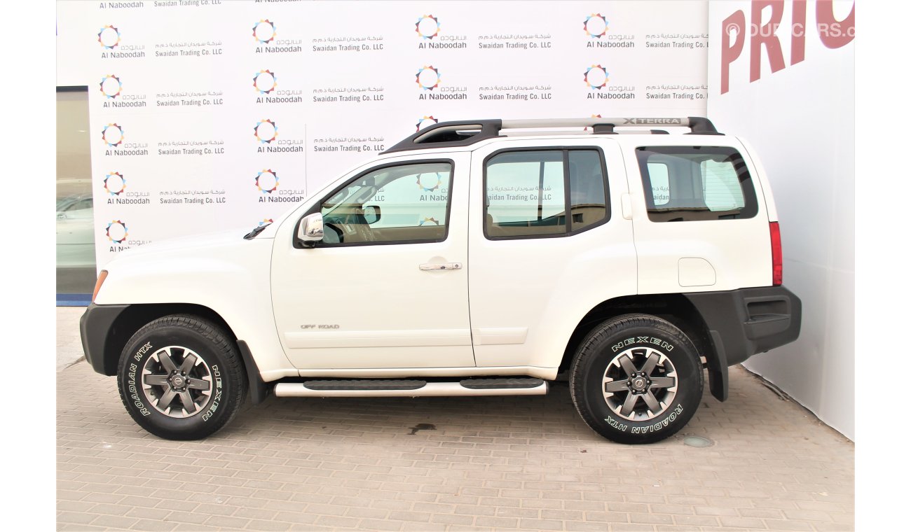 Nissan X-Terra 4.0L S 4WD V6 OFF ROAD 2014 WHITE STARTING FROM 49,900 DHS