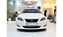 Lexus IS300 ( ONLY 87000 KM & With SERVICE HISTORY ) Amazing Lexus IS 300 2008 Model!! in White Color! GCC Specs