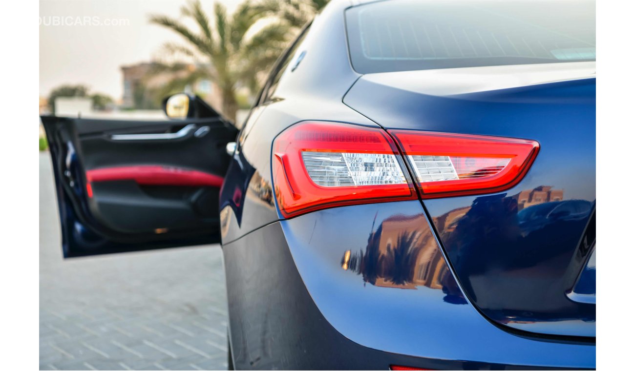 Maserati Ghibli - Like Brand New Condition - Agency Warranty - AED 3,310 Per Month - 0% DP