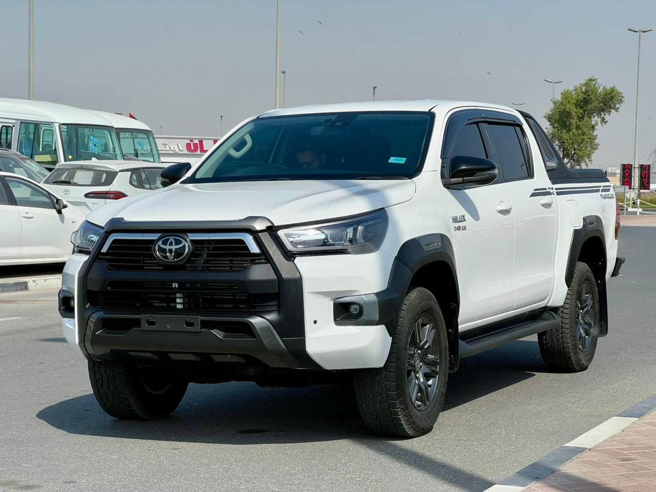 تويوتا هيلوكس The Toyota Hilux is a legendary,, robust mid-size pickup truck available in single and double-cabin 