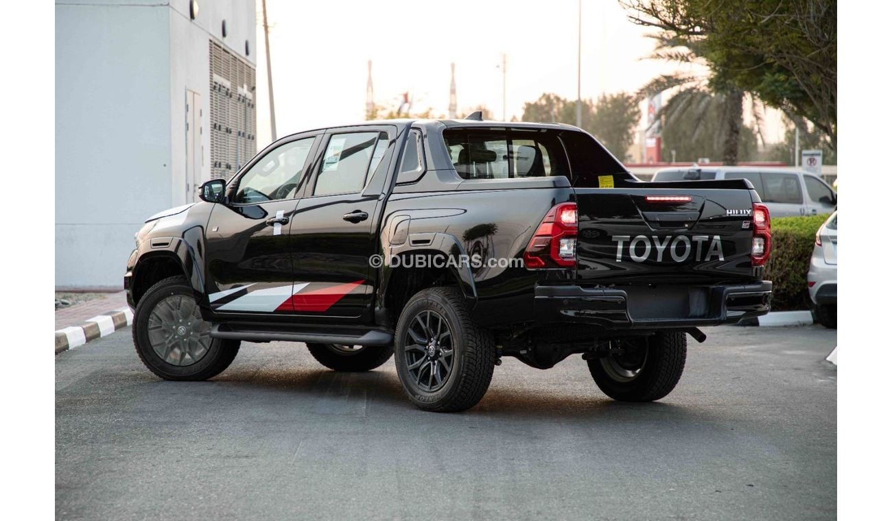 تويوتا هيلوكس 2023 Toyota Hilux 4x4 DC 2.8 GR Sport Diesel Automatic - Black inside black