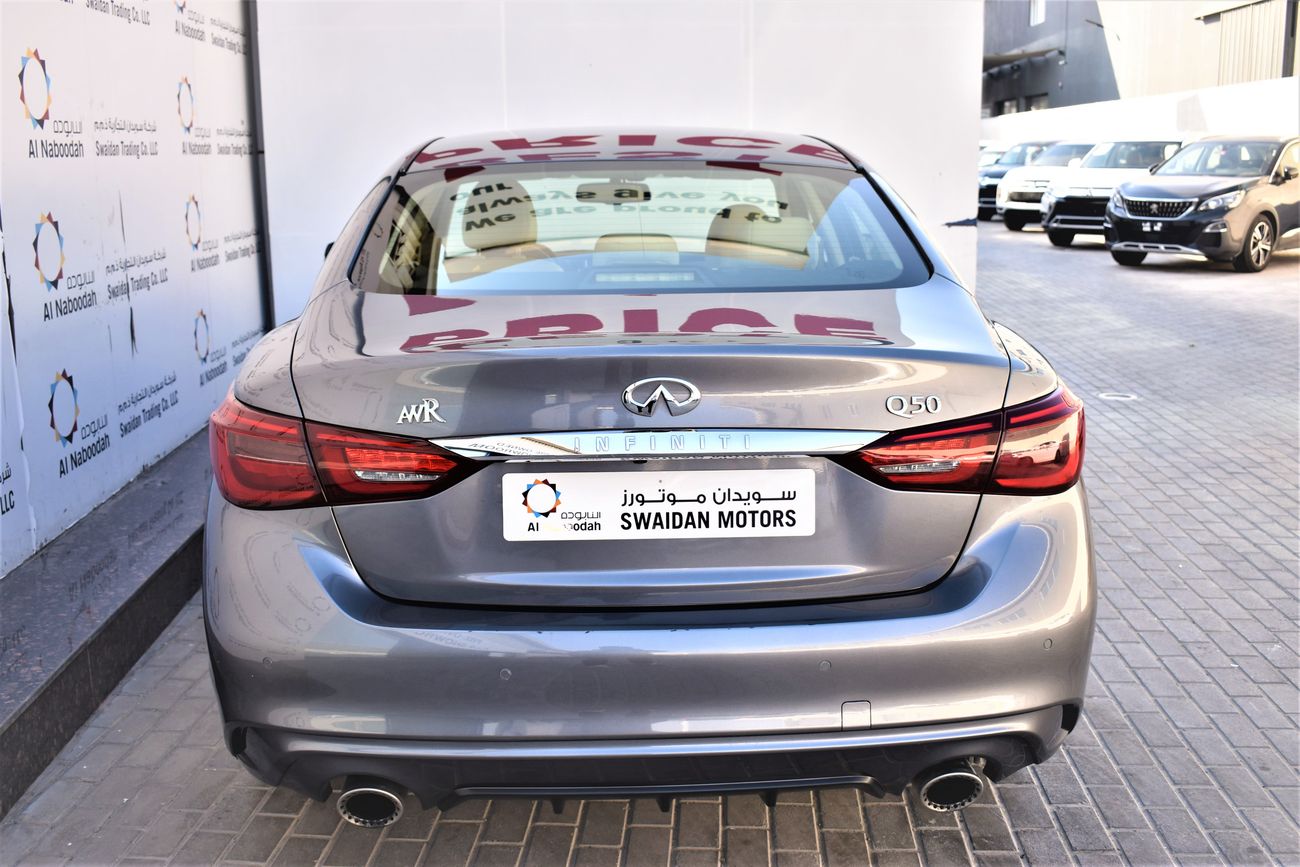 Infiniti Q50 AED 2154 PM | 3.0L LUXURY V6 GCC WARRANTY