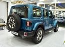 Jeep Wrangler EXCELLENT DEAL for our Jeep Wrangler Unlimited Sahara ( 2020 Model ) in Blue Color GCC Specs
