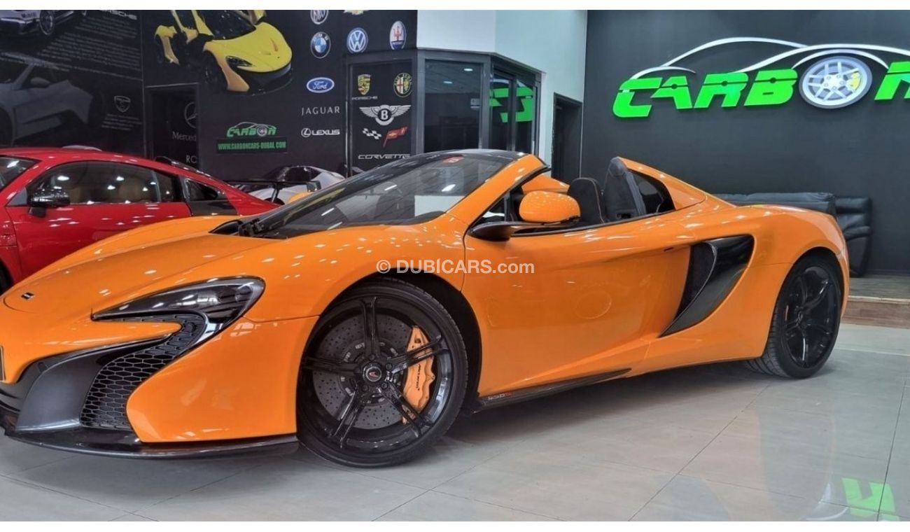 McLaren 650S McLAREN 650S SPIDER 2015 GCC IN BEUATIFUL SHAPE FOR 435K AED