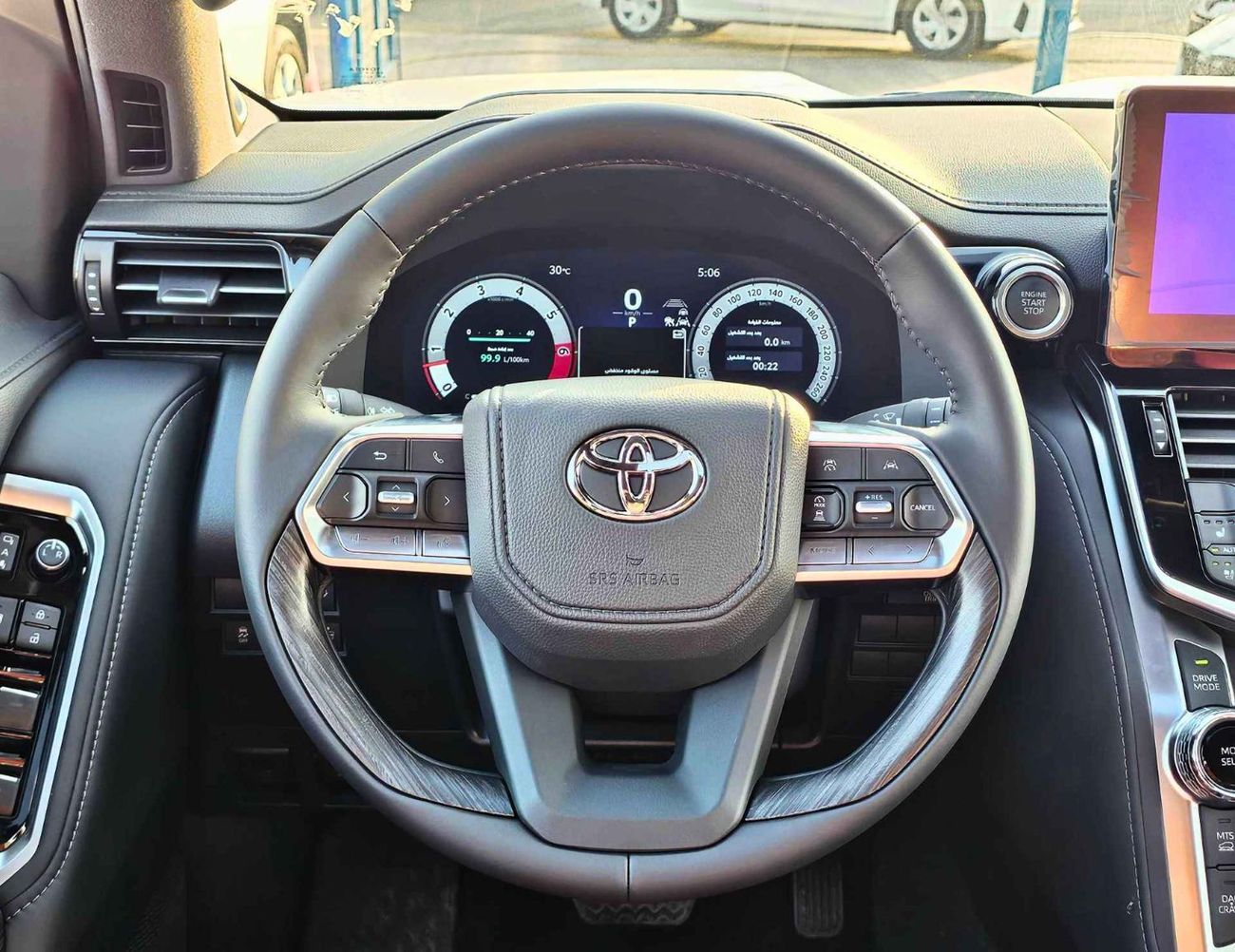 تويوتا لاند كروزر VXR-Z TWIN TURBO / 3.5L PETROL V6 4WD / 360* CAMERA / RADAR / HEADUP DISPLAY /JBL SPKRS (CODE#LCVXRZ