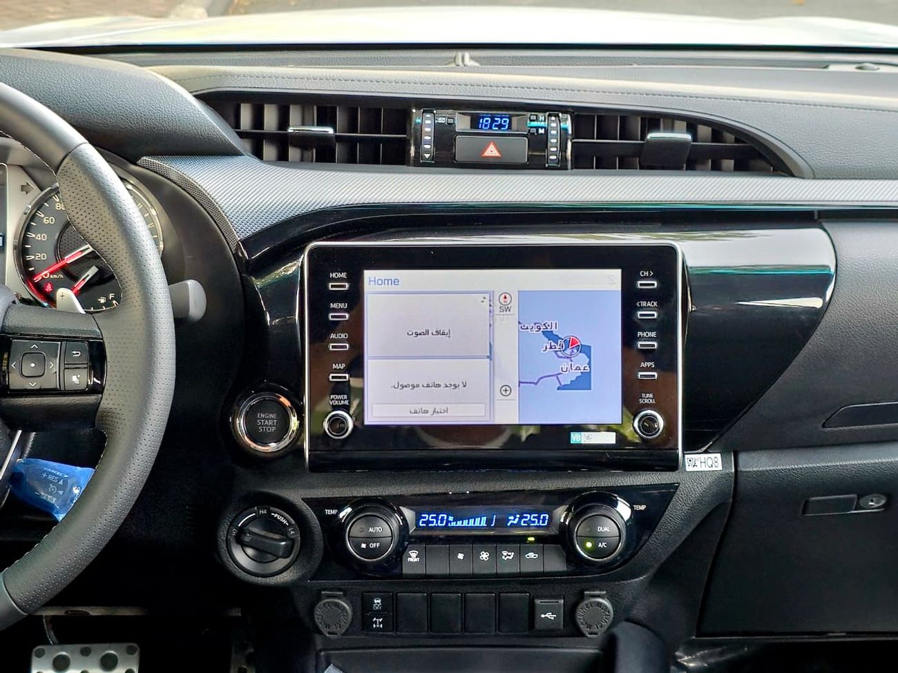 Toyota Hilux GR Sport 4.0L TOYOTA HILUX GR -S PETROL 4.0 - DIGITAL MIRROR - FULL OPTIONS - 2025 MODEL - BLACK INS