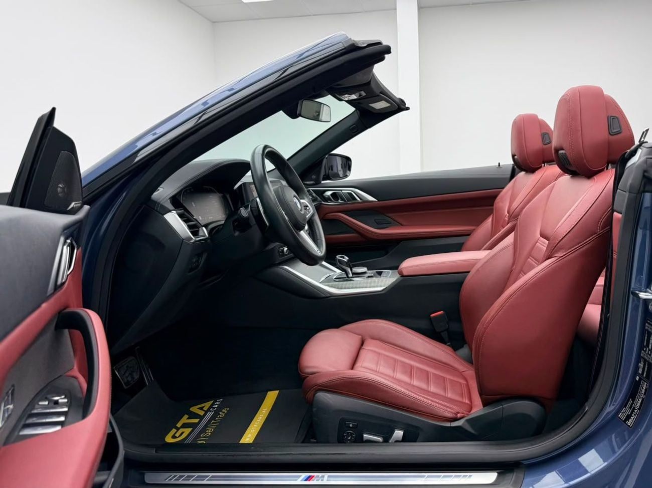 BMW 430i 2021 BMW 430i M-Sport Convertible, 2027 BMW Warranty + Service Pack, Full BMW Service History, GCC